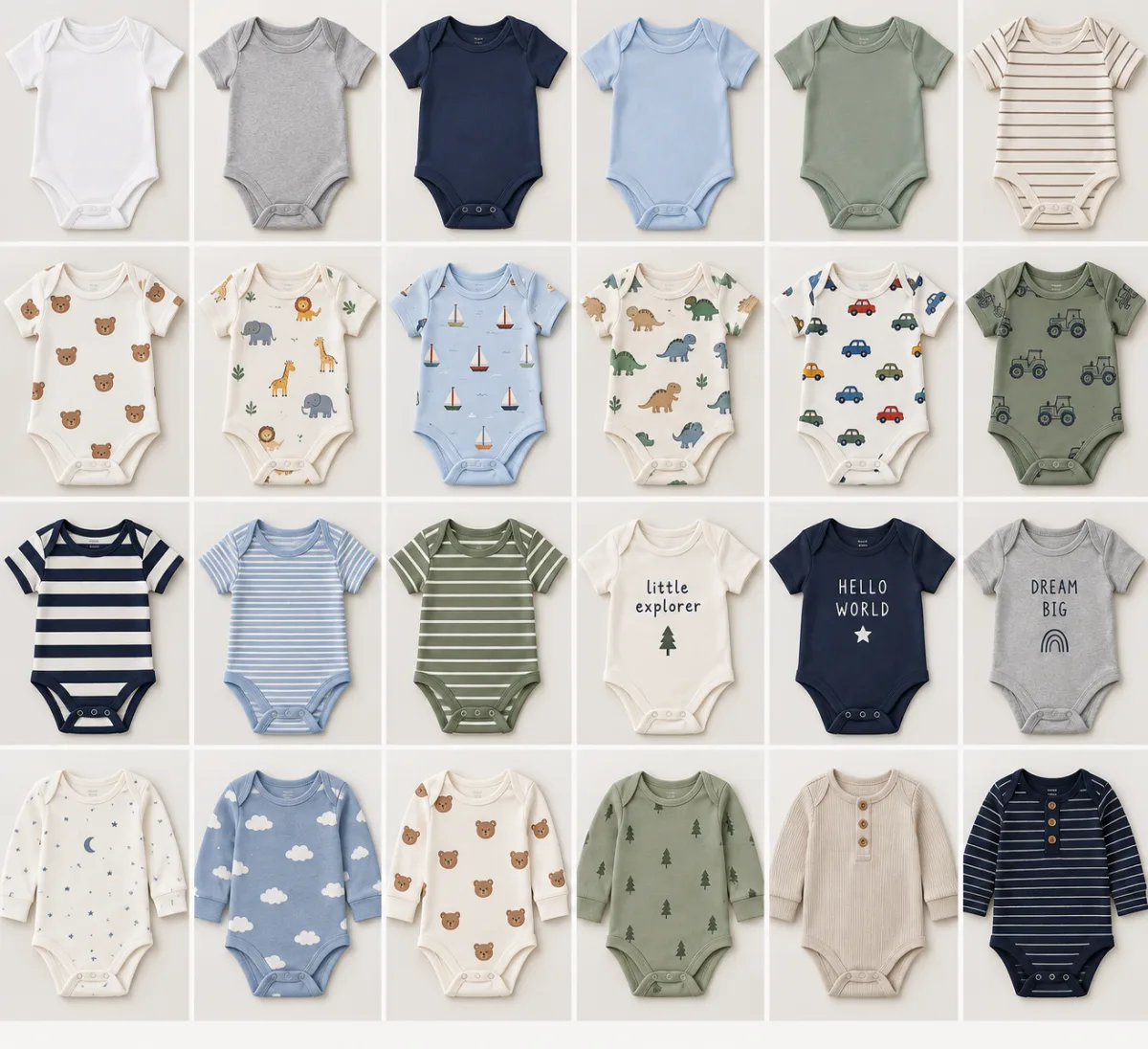 Baby bodysuit collection