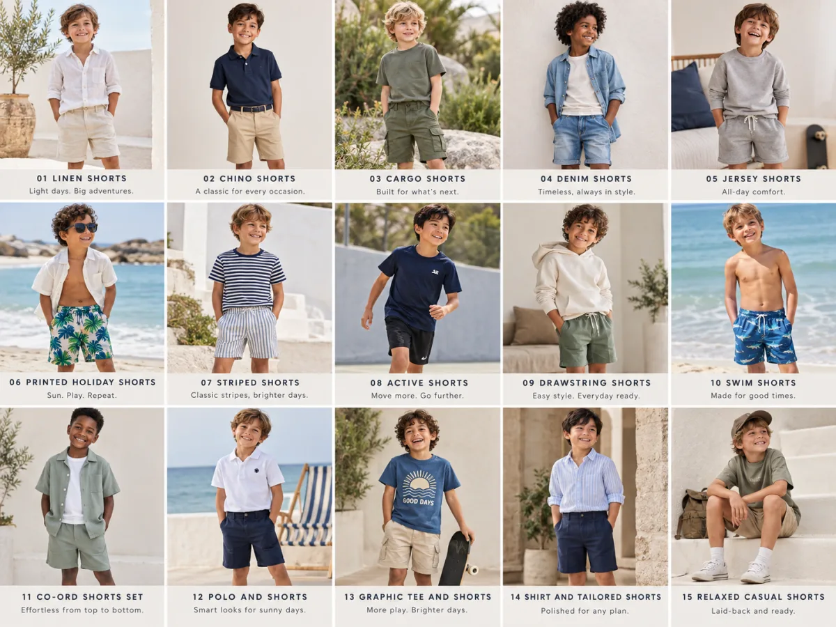 Boys' shorts collection