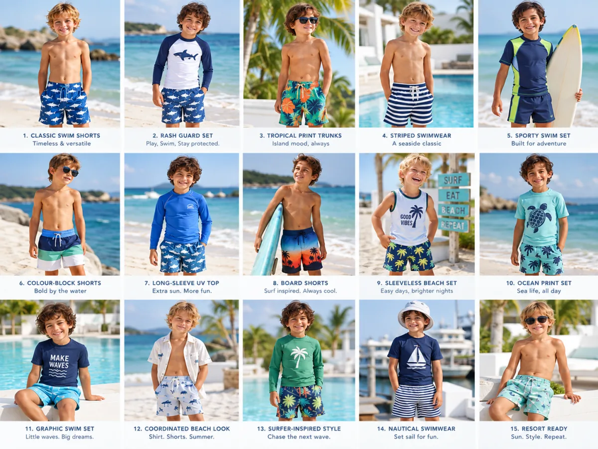 Boys' swimwear collection