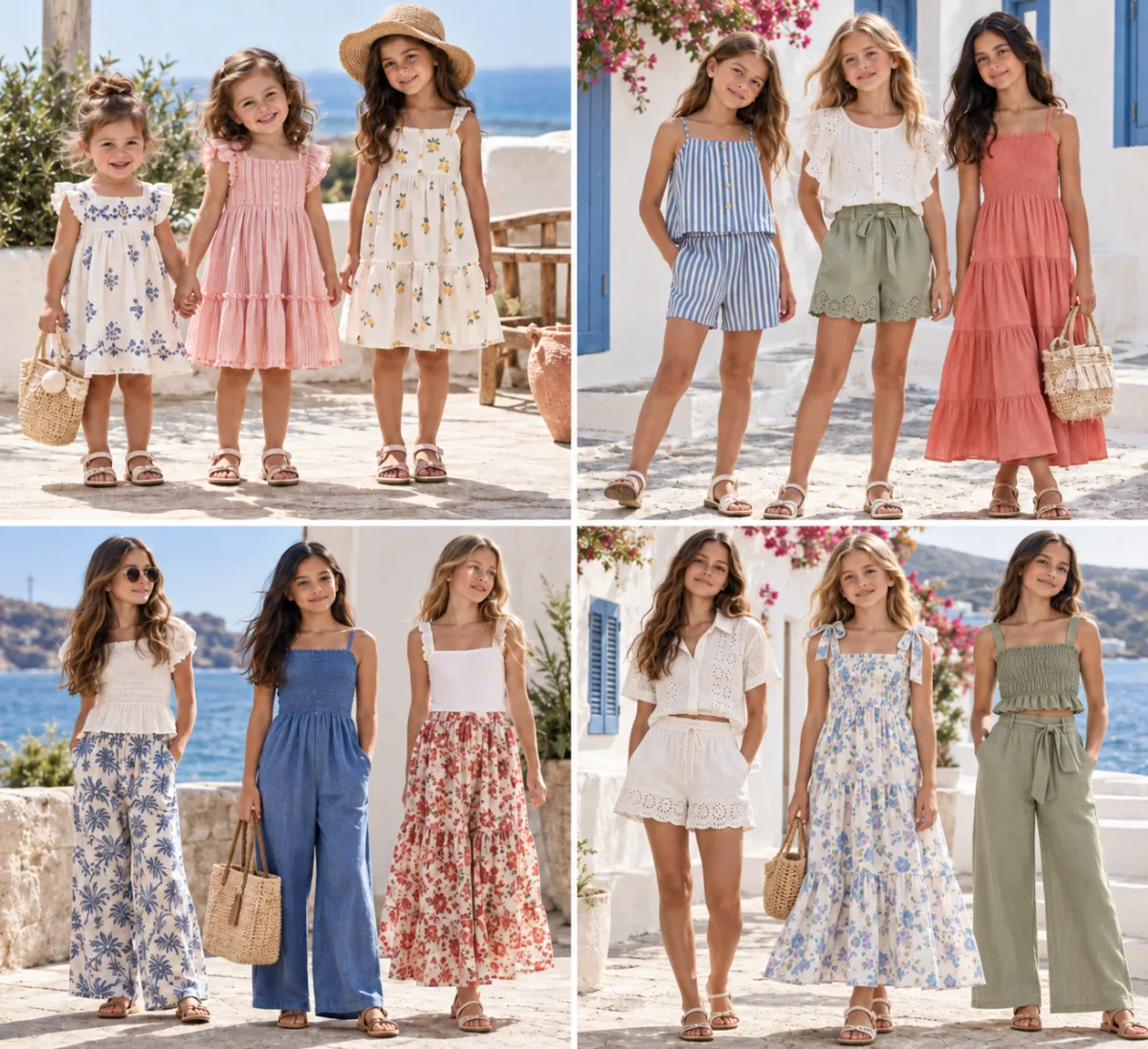 Girls' holiday clothing collection