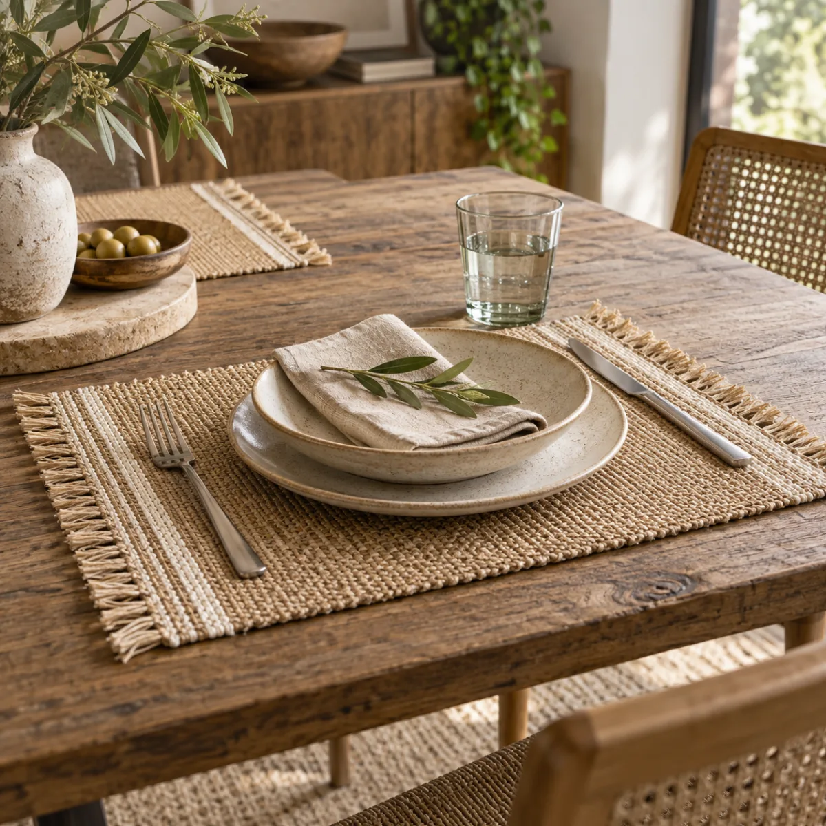 Jute placemat style two