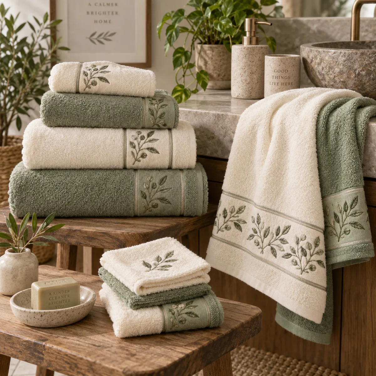 Towel collection style three